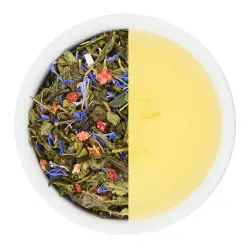 Herbata zielona z truskawką i bławatkiem hurtownia